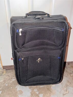 Atlantic Suitcase Luggage Travel Bag With Handle Good Condition Used Pre Owned A